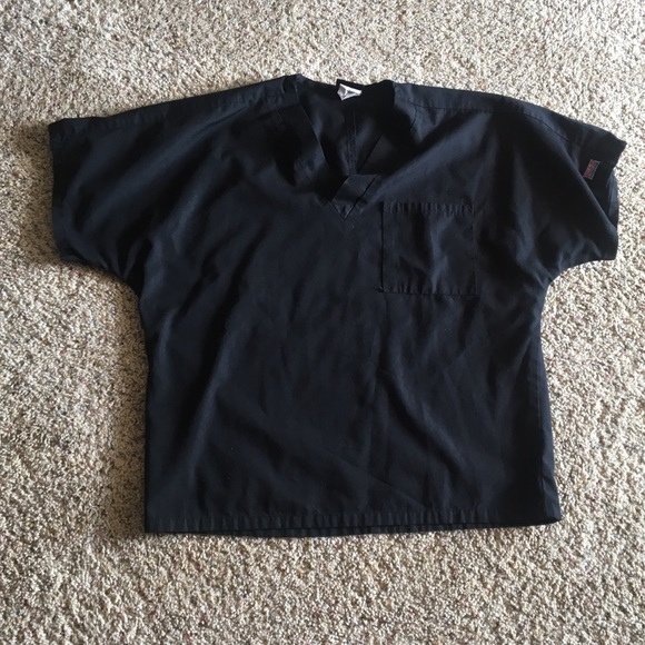 Cherokee chest pocket scrub top - Picture 1 of 2